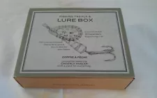 Restoration Hardware Fishing Tackle & Lure Box - Fully Stocked -Brand New in Box