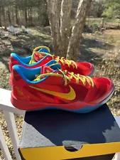 Nike Kobe 8 System Year Of The Horse YOTH DS Sz 11 W Receipt Red Blue Yellow KU