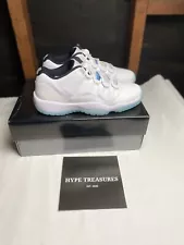 NEW Nike Jordan 11 Retro Low Legend Blue GS (528896-117) Grade School Size 5Y 6Y