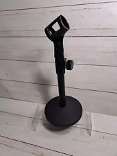 Adjustable Tabletop Mic Stand Adjusts From 12"-16". Holds Standard Microphones