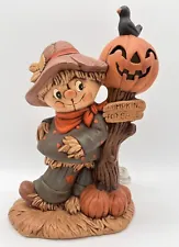 1985 Lighted Scarecrow Pumpkins For Sale Fall Halloween Hand Painted Works