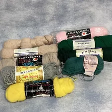 Mixed Lot Columbia Minerva & More Sport Fingering Yarns Various Colors Vintage