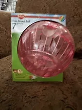 Kaytee 7" Clear Pink Run-About Exercise Ball For Pet Hamsters & Gerbils