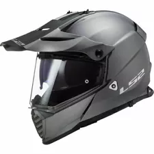 LS2 MX436 Pioneer Evo Adventure Touring Motorcycle Helmet Matt Titanium NEW Sale