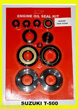 Suzuki T500 Oil Seal Kit Crank Engine 1968 1969 1970 1971-1975 Clutch Shift Kick