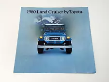 1980 Toyota Land Cruiser FJ40 Original US Dealer Sales Brochure Literature RARE!