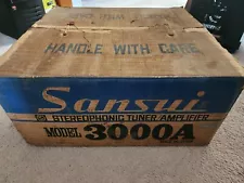 Vintage Sansui 3000A Stereo Receiver NIB Never Out Of Box