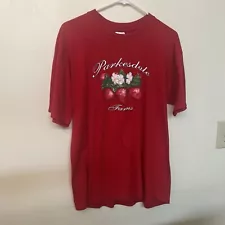 Parkersdale farms strawberry hill t shirt size Large Plant City Florida Festival