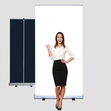 White Large Retractable Backdrop Stand for Video Photographi Streaming