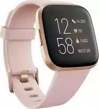 Fitbit Versa 2 Health & Fitness Smartwatch Authentic Activity Tracker-Pink