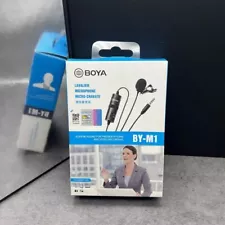 BOYA BY-M1 3.5mm Lavalier Condenser Microphone for Smartphone DSLR Cameras Sales