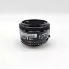 Nikon AF Nikkor 50mm f/1.8 Lens for SLR Film or Digital Camera Excellent Vintage