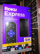 New ListingRoku Express HD Streaming Device with High-Speed HDMI Cable, Standard Remote