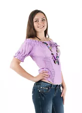 New Women Colored Solid Ruffle Neckline Blouse Tops #42(V, Y, G)