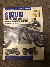 Suzuki GSXR 750 1100 (85-96) Haynes Shop Manual Book GSX-F 600 F GSX-R EZ10