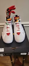 AIR JORDAN 7 HARE RETRO BUGS BUNNY SAPCEJAM SZ 9 WITH SOCKS SZ. LARGE