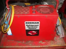 ROBINAIR 17650 REFRIGERANT RECOVERY MACHINE, R Twelve, USED, AS-IS