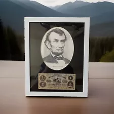 A Framed Photo Print Of The Great President Abraham Lincoln