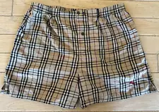 Burberry London Men’s Boxer Briefs 100% Cotton Shorts Nova Check Size L