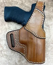 TAGUA ELITE Right Hand Leather Thumb Break Yaqui Belt Holster for WALTHER PPX 4"