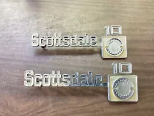 Scottsdale Fender Badge emblem 1975 1976 1977 1978 1979 1980 C/K10 349690