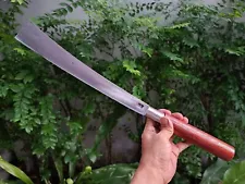 Handmade machete Parang camping garden knife 13” forged blade, Rosewood handle