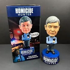 Lieutenant Joe Kenda Homicide Hunter Talking Bobblehead w/ Box Tested & Works