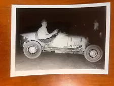 AAA Midget Vintage auto Racing Photo of Bill Morrissey in car #8 New Field Park