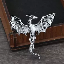 1pc Viking Dragon Brooch Pin for Clothing, Bags, Hats - Unique DIY Accessory