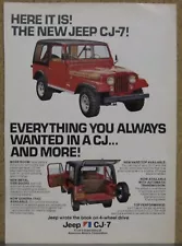 1976 Jeep CJ-7 Ad; "Here it is!"