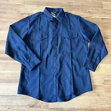 NEW WORKRITE FR NOMEX IIIA FIREFIGHTER SHIRT XSMPXSC NAVY 48 Regular