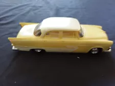 1956 PLYMOUTH BELVEDERE JO-HAN PROMO? MODEL CAR YELLOW / EGGSHELL