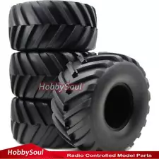 4x RC 2.2 Tires Tyres 130mm Fit 1/10 Monster Truck Tractor Mud Crawler Terrain