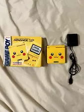 GameBoy Advance SP: Pikachu Edition Toys R Us Exclusive - ORIGINAL BOX INCLUDED