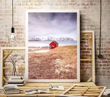 Lofoten Islands Minimalist wall art | Scandinavian prints for Sale, Nordic art