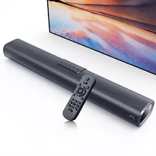 2.1Ch Sound Bars for TV, Soundbar with Subwoofer, Wired & Wireless Bluetooth 5.0