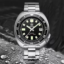 Steeldive SD1970 - 6105 Turtle Captain Willard - Diving Watch - Black