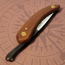 SVORD Peasants Knife Friction Folder Wood Handles Carbon Steal Blade