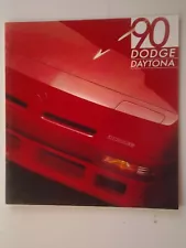 1990 Dodge Daytona Car Dealer Showroom Sales Brochure for 90