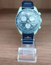 Omega Swatch Green Navy Condition B Moonswatch