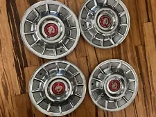 1957 Cadillac Hub Caps 15" Set of 4 Caddy Wheel Covers Hubcaps 57