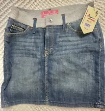 Comfort Denim Mini Skirt Juniors 7/8 With Tag