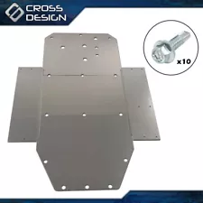 Fit For 2008-2014 Polaris Rzr Rzr-S 800 3/16" Aluminum Skid Plate Heavy Duty