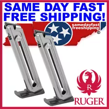 TWO Ruger 22/45 Mark IV 10 RD 22 LR OEM Mag. 90646 SAME DAY FAST FREE SHIPPING!