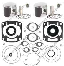 Arctic Cat ZR 580 Pistons Full Gasket Kit Bearings Crank Seals Std Bore 75.40mm