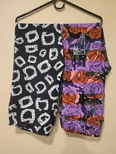 LULAROE TC LEGGINGS HALLOWEEN DRACULA TEETH ONLY