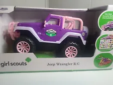 Girl Scouts Jeep Wrangler R/C 6+ Fit Most Dolls 10in Up 2.4 GHz Jada Toys
