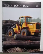 2000 John Deere TC44H TC54H TC62H Log Loaders Specs Construction Sales Brochure