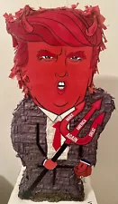 PRESIDENT DONALD TRUMP 2016 DEVIL MAGA PINATA-MAKE AMERICA GREAT AGAIN-RARE-NEW