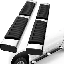 2009-2014 Ford F150 Super Crew Cab 6.3" Wide Side Step Running Boards Pair